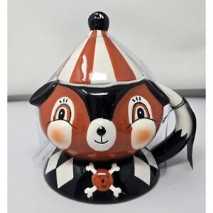 Johanna Parker & Magenta Carnival Cottage Halloween‎ Lidded Dog Mug  Cup